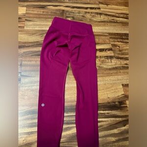 Lululemon wunder train leggings 25”